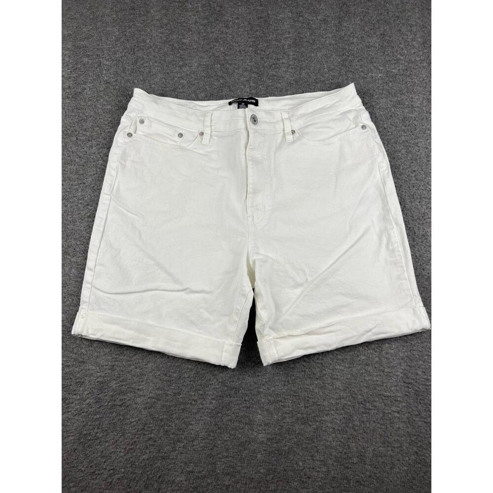 DKNY JEANSβ White Denim Shorts Size 14